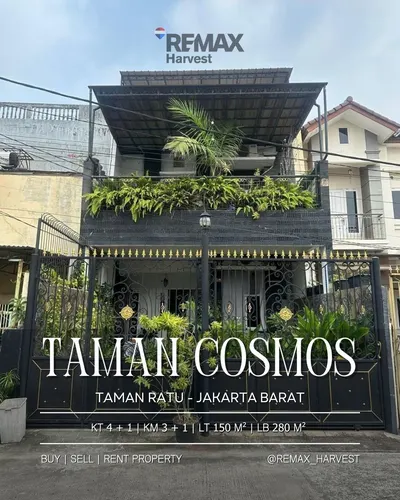 Rumah Taman Cosmos Taman Ratu Jakarta Barat